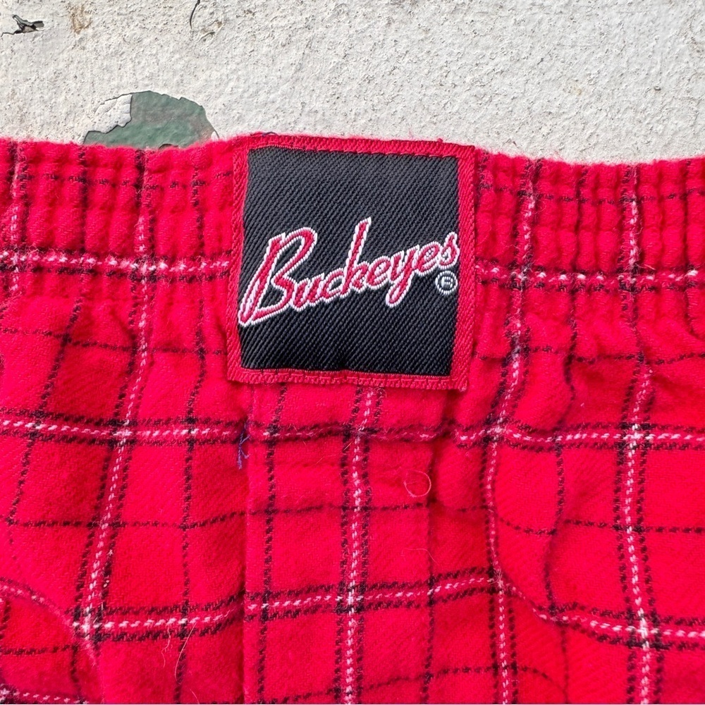 Ohio State Buckeyes Red Check Boxer Shorts - Picture 8 of 8